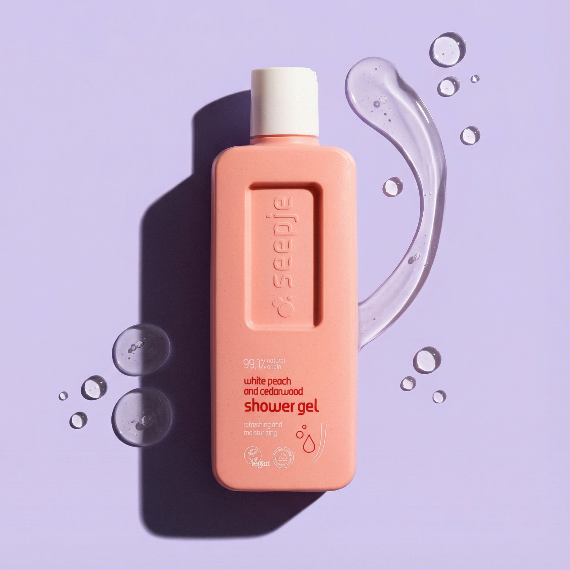 White Peach Shower Gel packshot